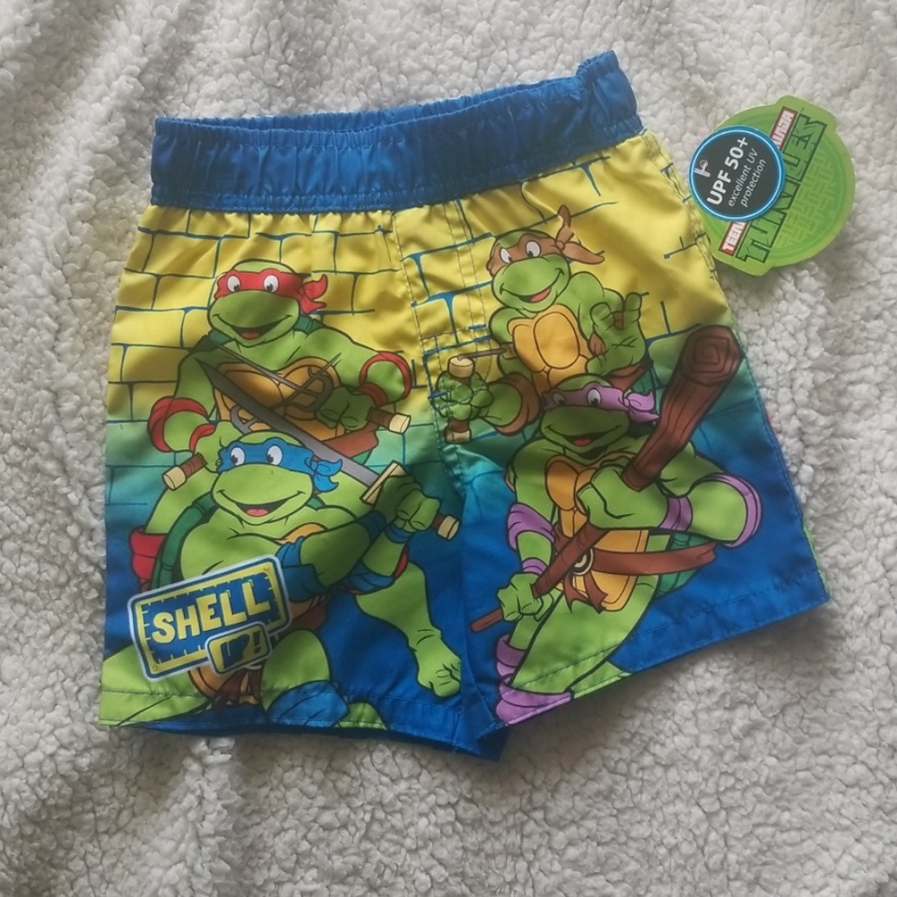 TMNT Swim Trunks